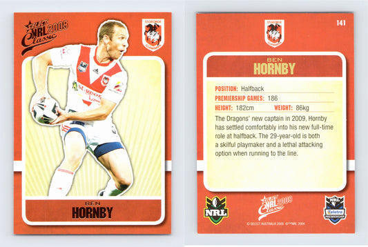 #141 BEN HORNBY 2009 Select NRL Classic