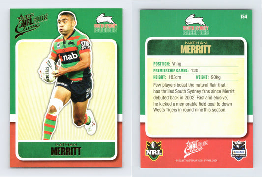 #154 NATHAN MERRITT 2009 Select NRL Classic