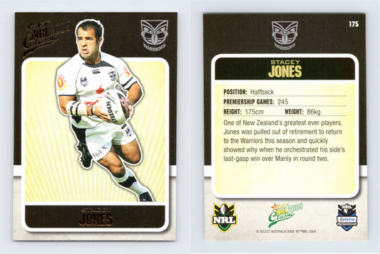 #175 STACEY JONES 2009 Select NRL Classic
