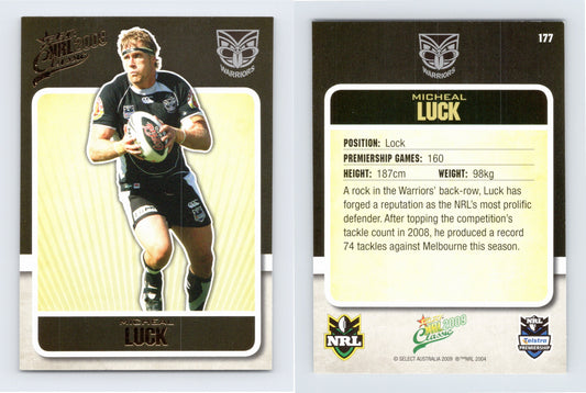 #177 MICHEAL LUCK 2009 Select NRL Classic