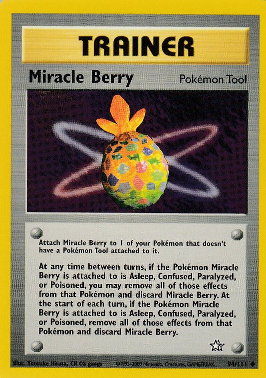 Miracle Berry 94/111 Neo Genesis Uncommon