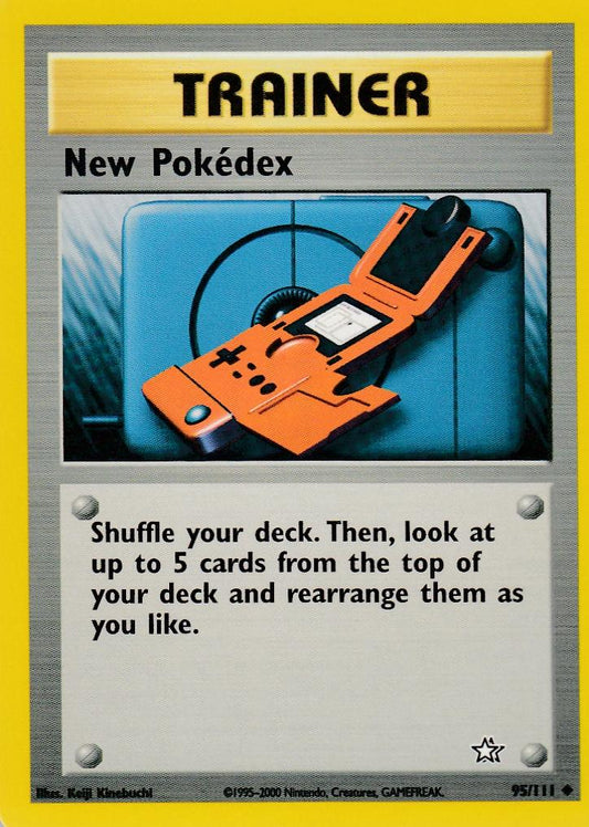 New Pokedex 95/111 Neo Genesis Uncommon
