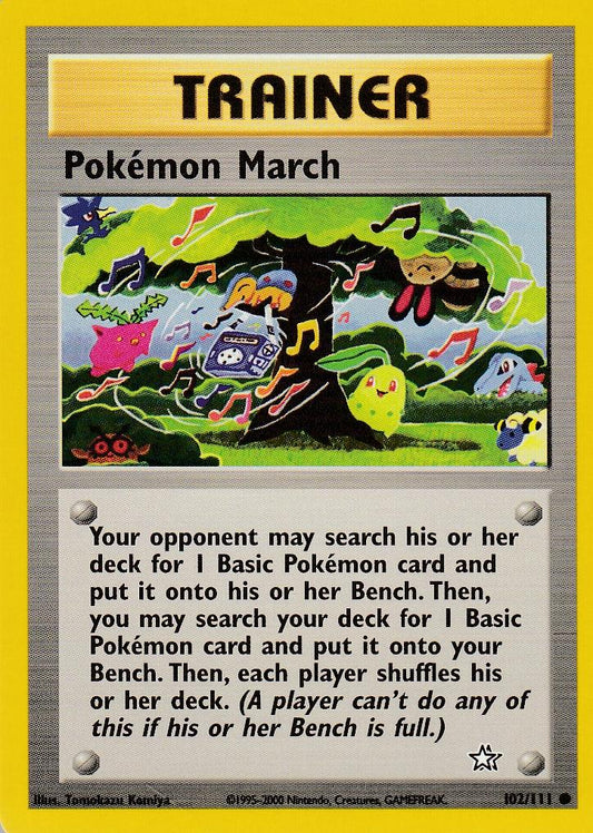 Pokemon March 102/111 Neo Genesis Common