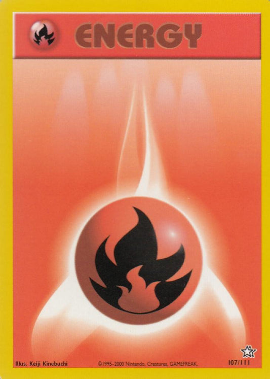 Fire Energy 107/111 Neo Genesis Common