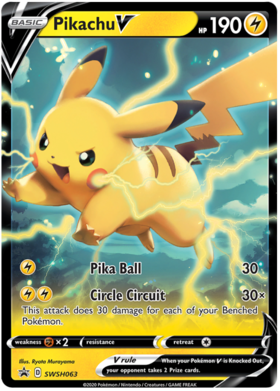 SWSH063 Pikachu V