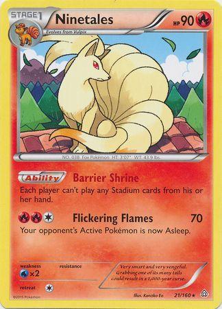 Ninetales 21 / 164 XY Primal Clash