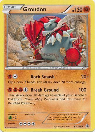 Groudon 84 / 164 XY Primal Clash