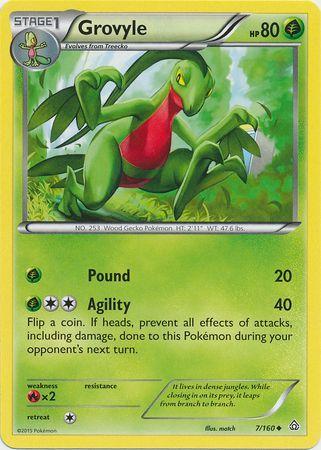 Grovyle 7 / 164 XY Primal Clash