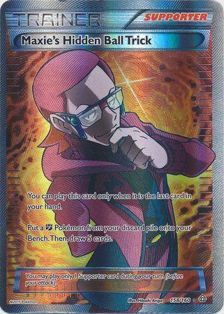 Maxie's Hidden Ball Trick (158 Full Art) 158 / 164 XY Primal Clash