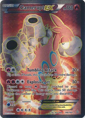 Camerupt EX (146 Full Art) 146 / 164 XY Primal Clash