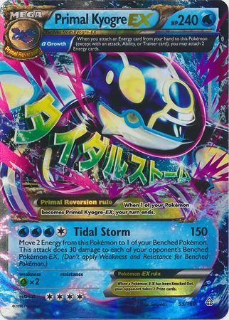 Primal Kyogre EX (Alpha) 55 / 164 XY Primal Clash