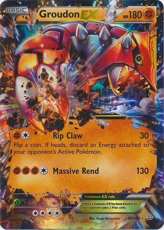 Groudon EX 85 / 164 XY Primal Clash