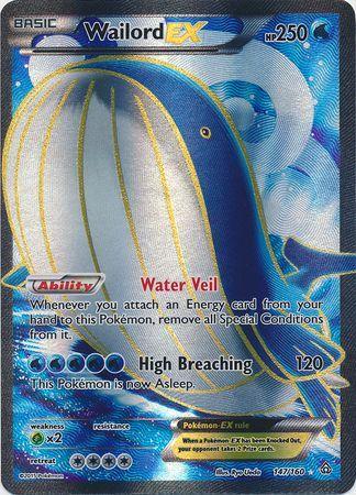 Wailord EX (147 Full Art) 147 / 164 XY Primal Clash