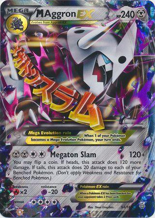 M Aggron EX 94 / 164 XY Primal Clash