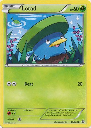 Lotad 10 / 164 XY Primal Clash