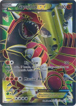 Groudon EX (150 Full Art) 150 / 164 XY Primal Clash