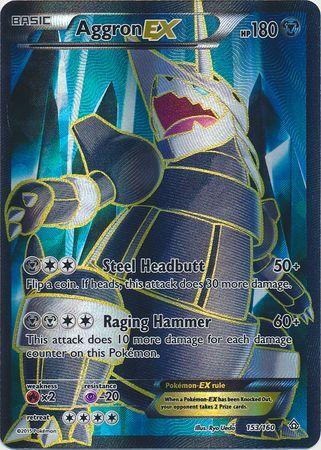 Aggron EX (153 Full Art) 153 / 164 XY Primal Clash