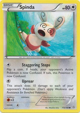 Spinda 115 / 164 XY Primal Clash