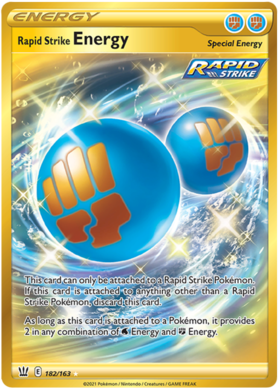 Rapid Strike Energy (Secret) 182 /163 battle-styles-182