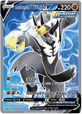 Rapid Strike Urshifu V (Full Art) 152 /163 battle-styles-152