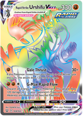 Rapid Strike Urshifu VMAX (Secret) 169 /163 battle-styles-169