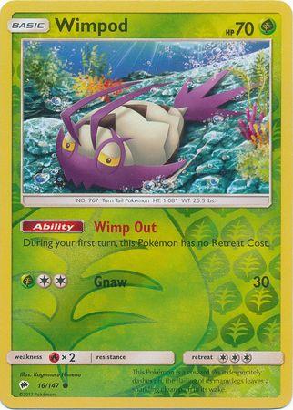 Wimpod 16 /147 Reverse Holo burning-shadows-rh-16