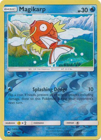 Magikarp 32 /147 Reverse Holo burning-shadows-rh-28