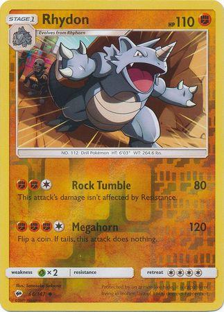 Rhydon 66 /147 Reverse Holo
