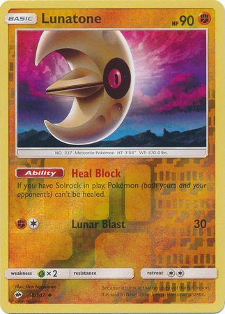 Lunatone 68 /147 Reverse Holo
