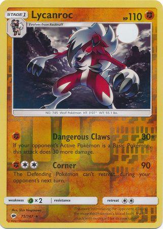 Lycanroc (75) 75 /147 Reverse Holo