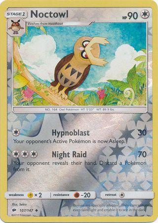Noctowl 107 /147 Reverse Holo