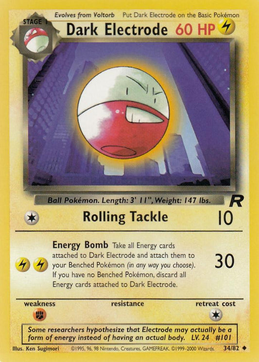 Dark Electrode 34/82 Team Rocket