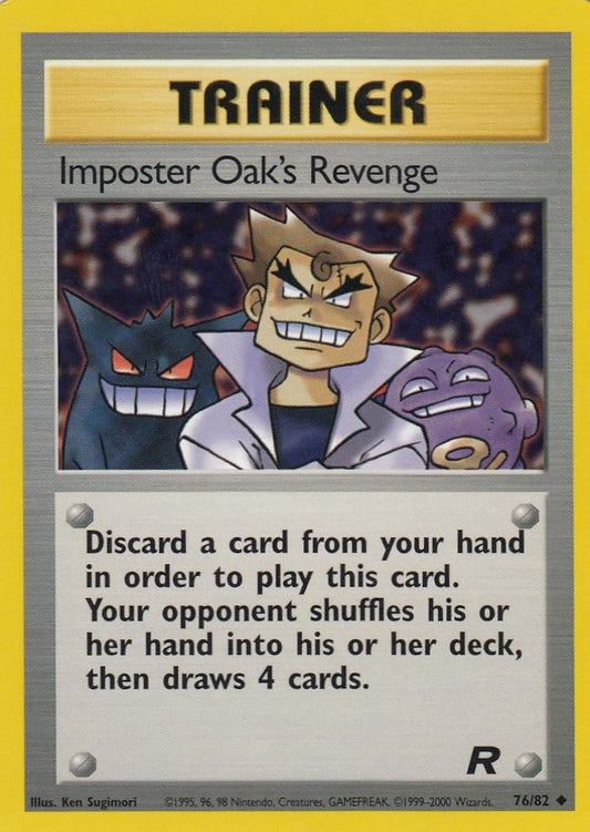 Imposter Oak's Revenger 76/82 Team Rocket Uncommon