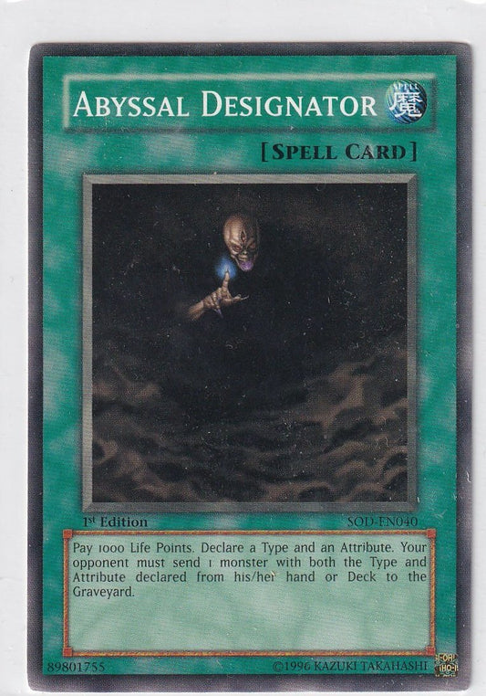 Abyssal Designator