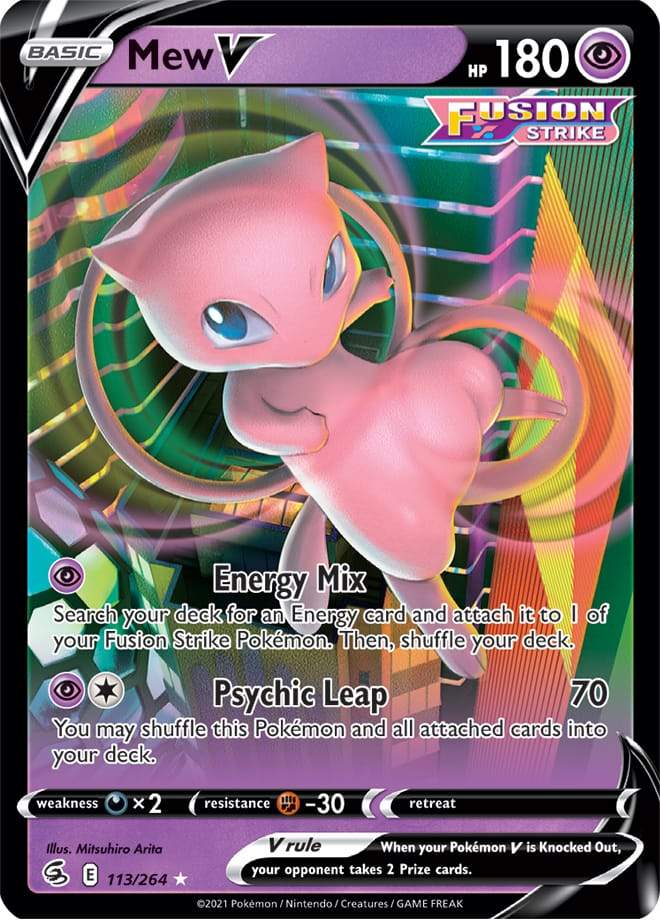 Mew V 113/264 fusion-strike-113