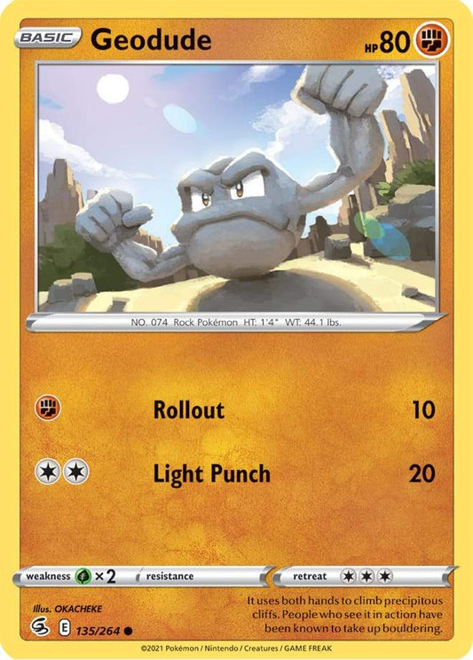 Geodude 135/264 fusion-strike-135