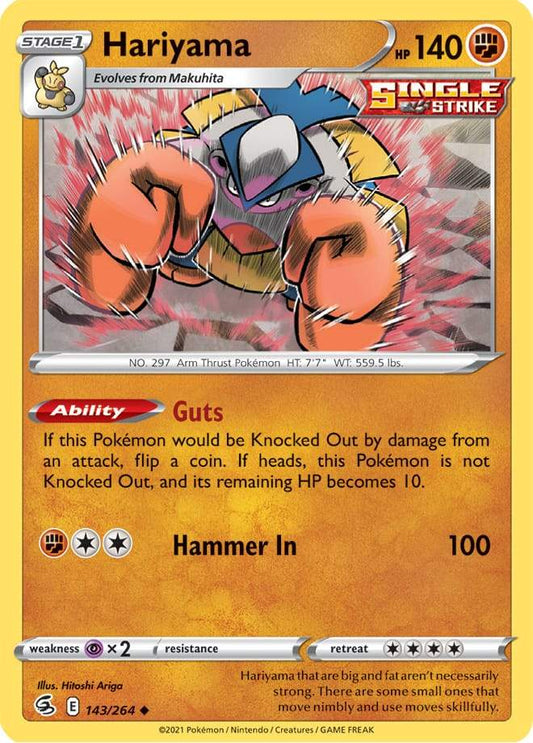 Hariyama 143/264 fusion-strike-143