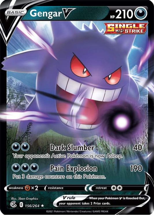 Gengar V 156/264 fusion-strike-156