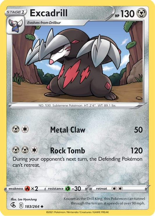 Excadrill 183/264 fusion-strike-183
