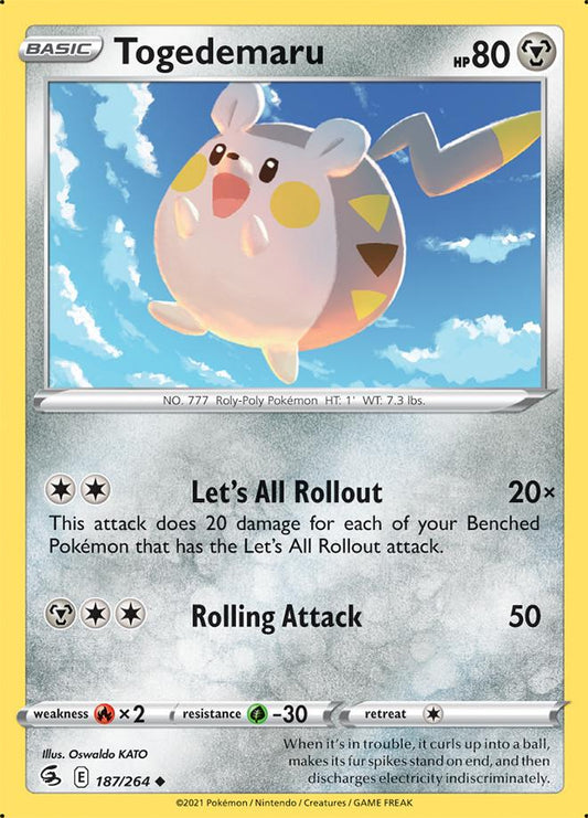 Togedemaru 187/264 fusion-strike-187