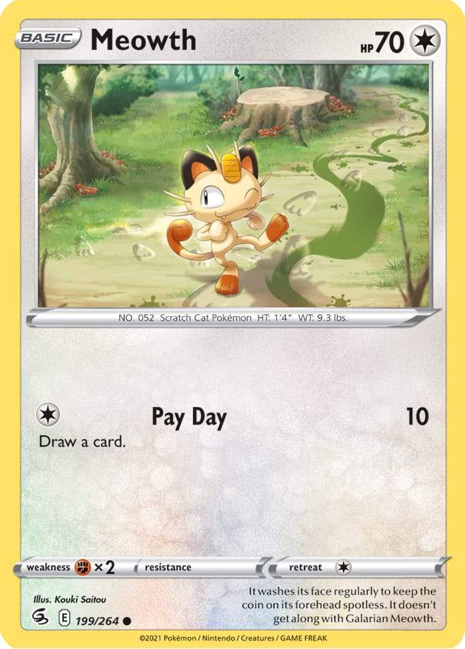 Meowth 199/264 fusion-strike-199