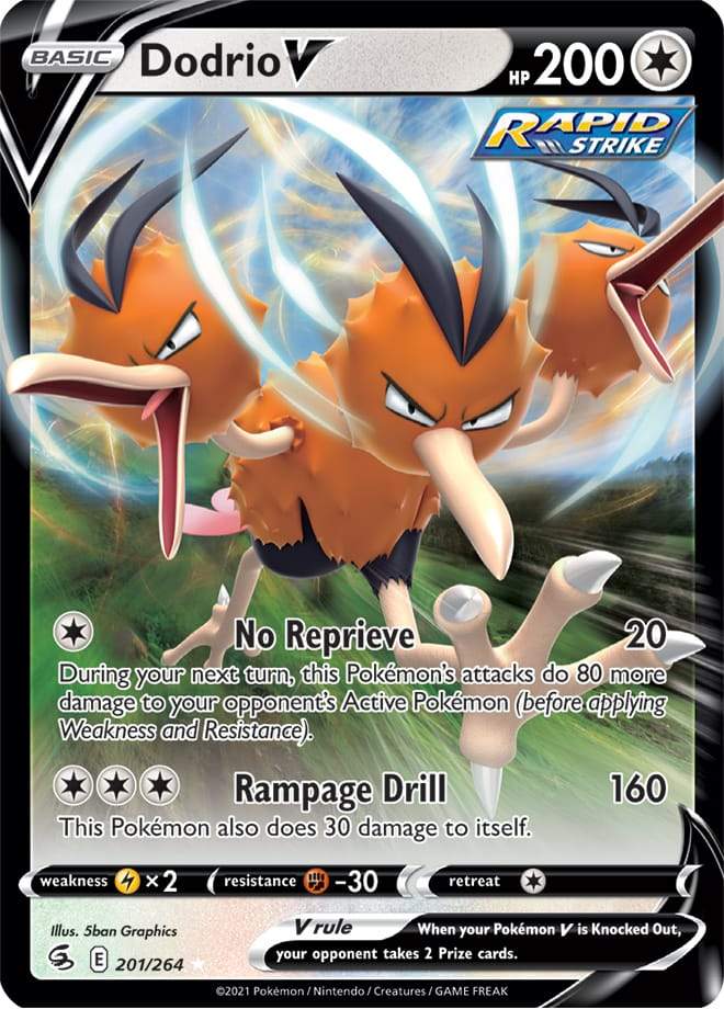 Dodrio V 201/264 fusion-strike-201