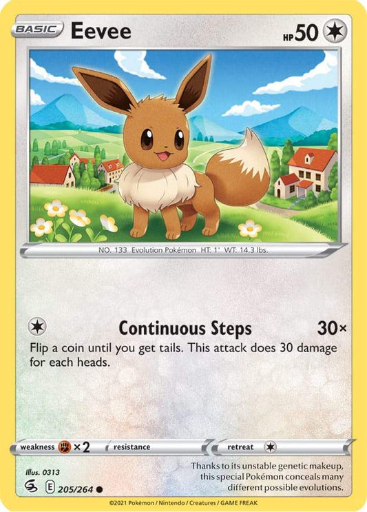 Eevee 205/264 fusion-strike-205