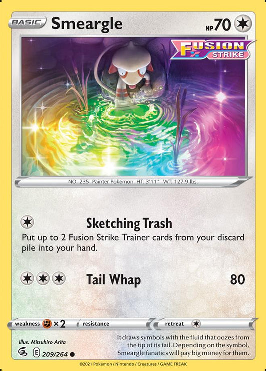 Smeargle 209/264 fusion-strike-209