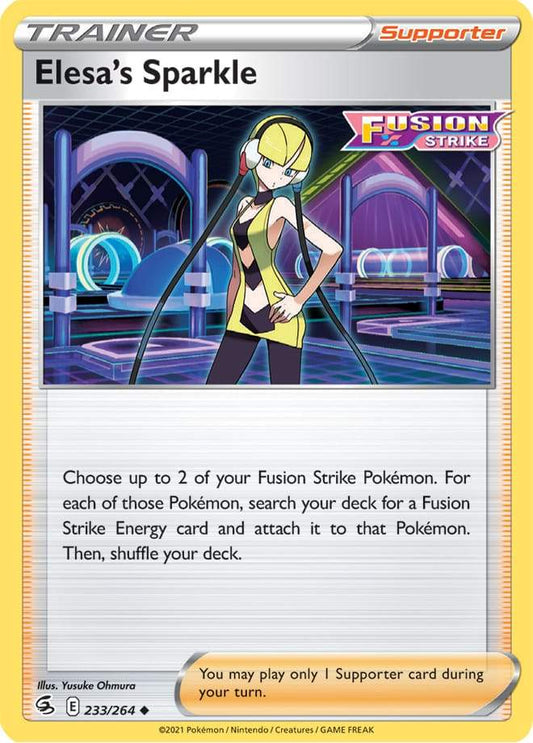 Elesa's Sparkle 233/264 fusion-strike-233
