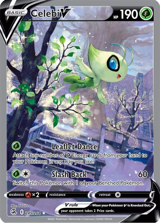 Celebi V (Alternate Full Art) 245/264 fusion-strike-245