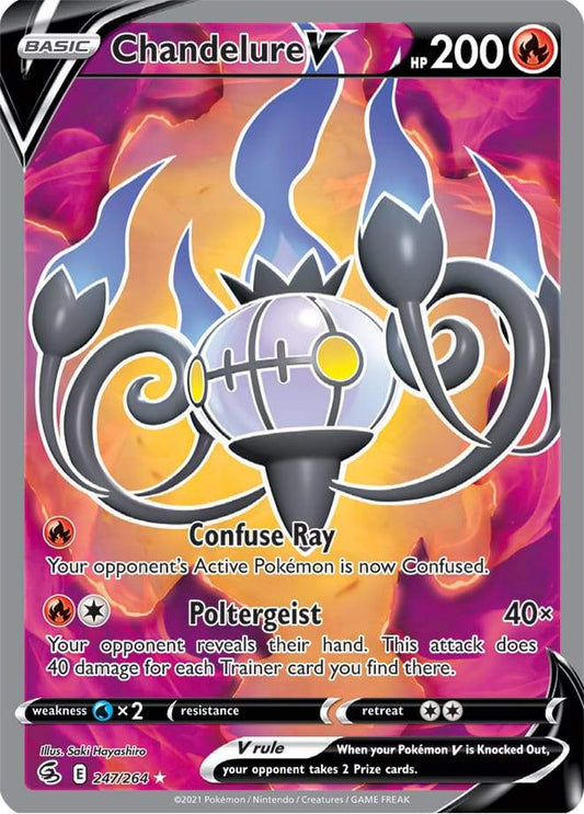Chandelure V (Full Art) 247/264 fusion-strike-247