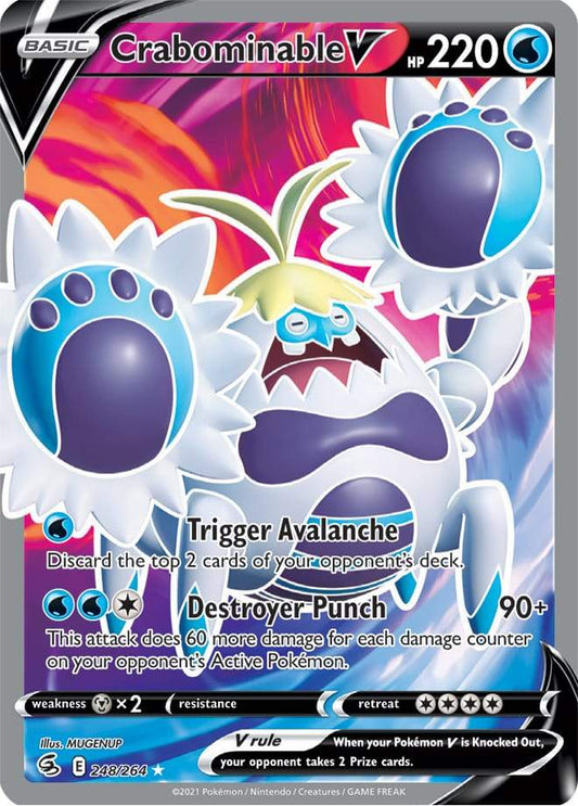 Crabominable V (Full Art) 248/264 fusion-strike-248