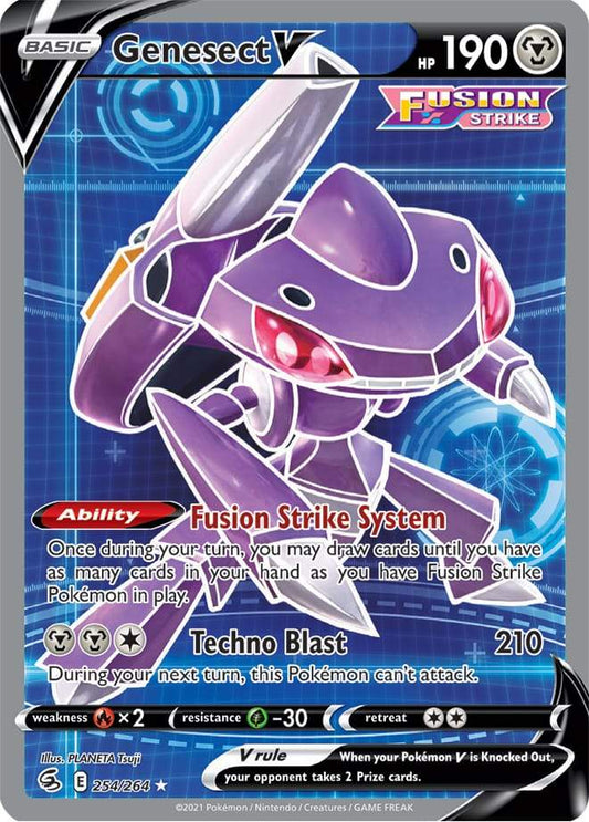 Genesect V (Full Art) 254/264 fusion-strike-254