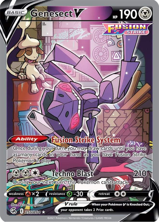 Genesect V (Alternate Full Art) 255/264 fusion-strike-255